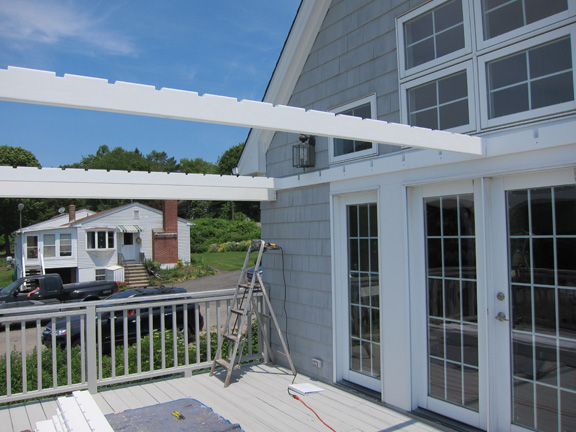 Ocean pergola