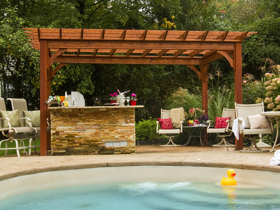 simple pergolas are great